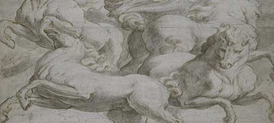 Leonardo Da Vinci Fall of Phaeton horses
