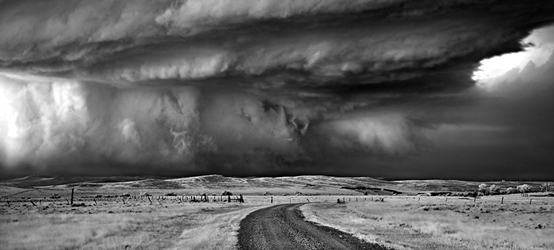 Storm clouds over Wyoming